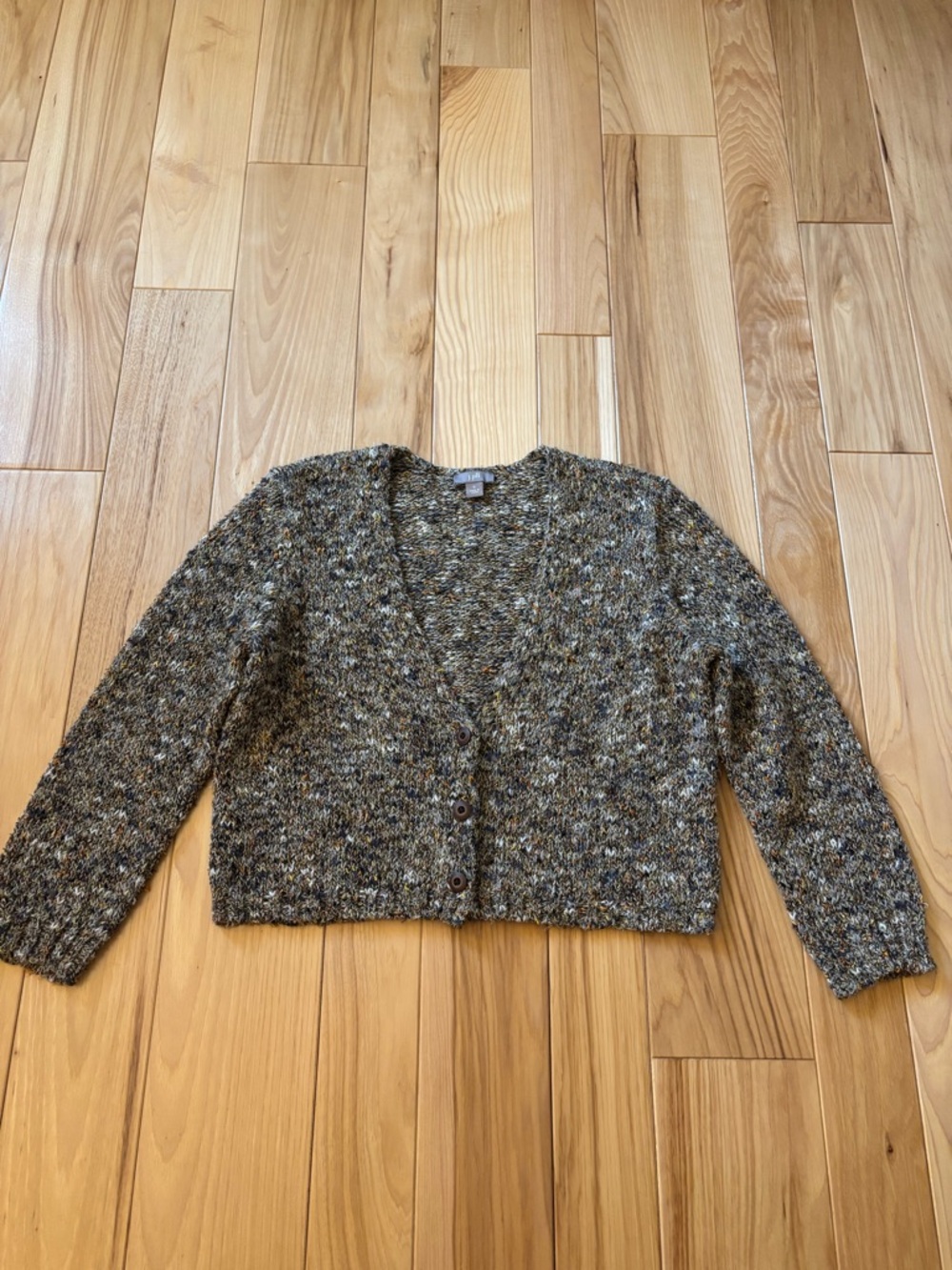 Y2K J. Jill Cropped Cardigan Sweater